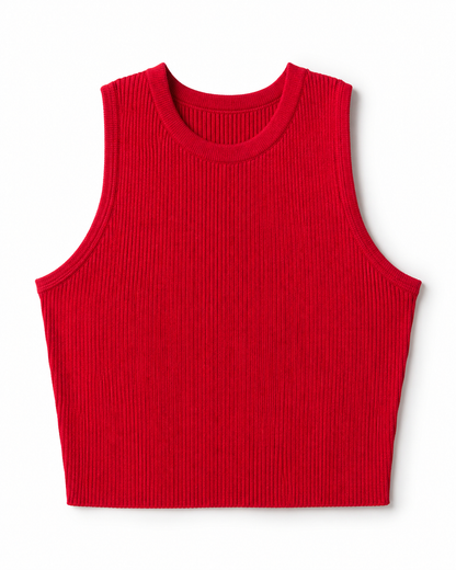 Scarlet Muse Rib Tank