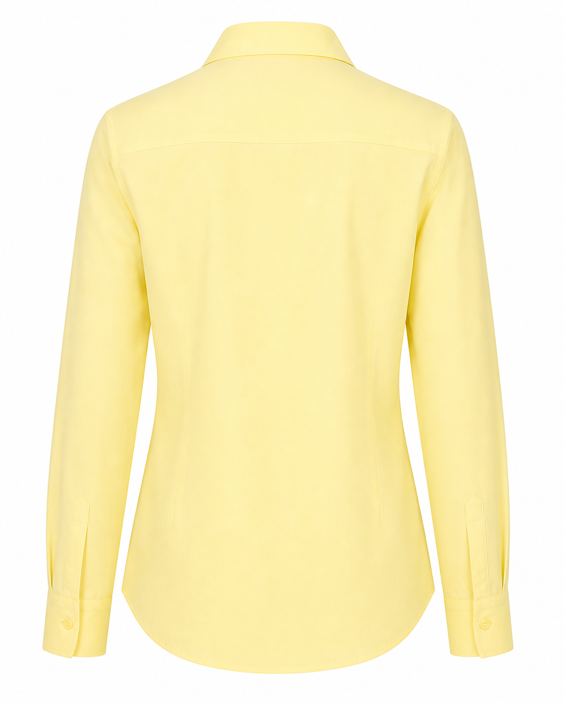 Soft Yellow Tailored Formal Shirt