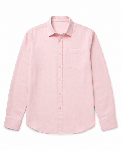 Blush Pink Tailored Formal Shirt