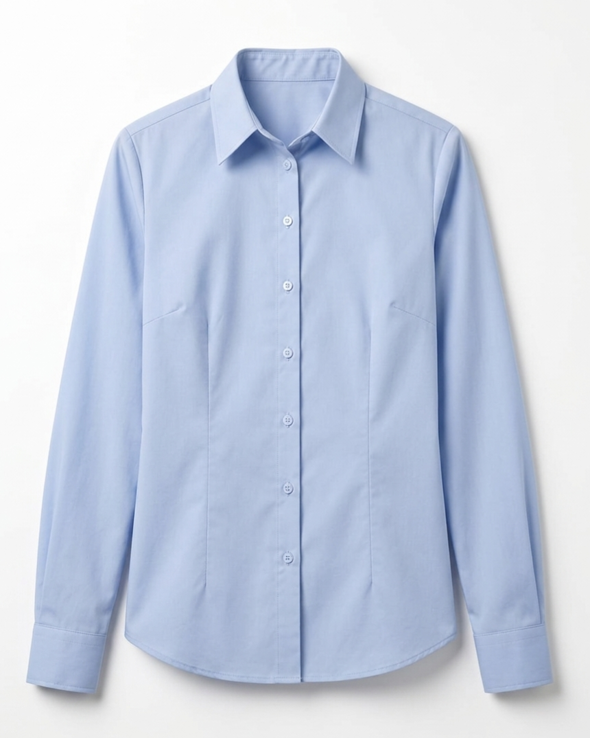 Sky Blue Tailored Formal Shirt