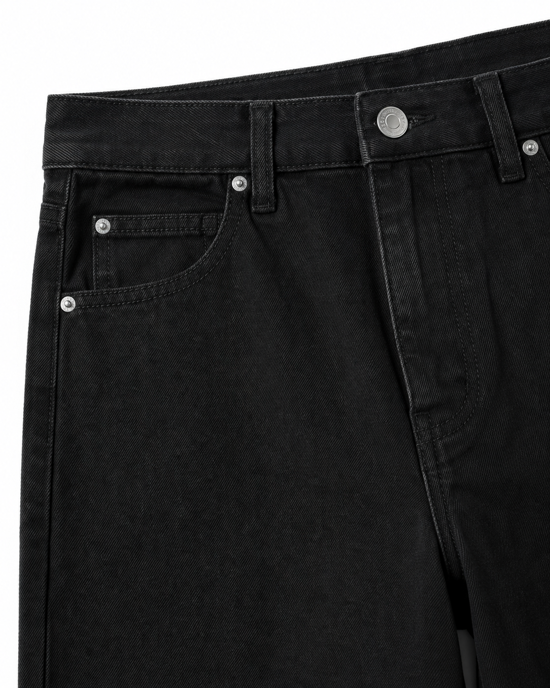 Noir Flow Wide Denim