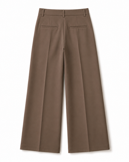 Mocha Muse Wide Leg Trousers